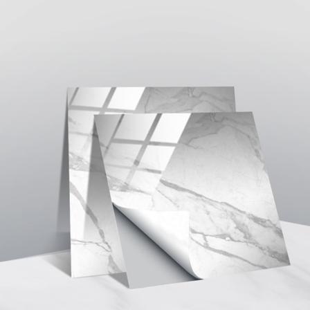 Väggdekor 20x20cm 20-pack Vit Marmor
