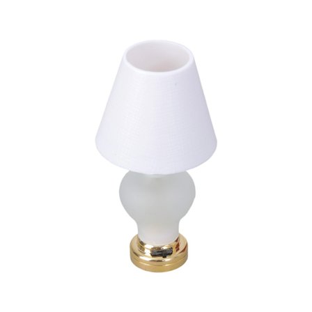 1:12 Dockskåp Bordslampa Lampskärm Figur Belysning Leksak för Låtsaslekset