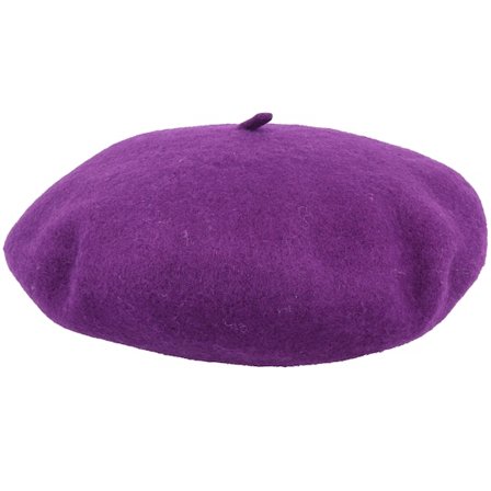 Jaxon & James - Lilla beret Hat - Wool Fashion Purple Beret @ Hatstore