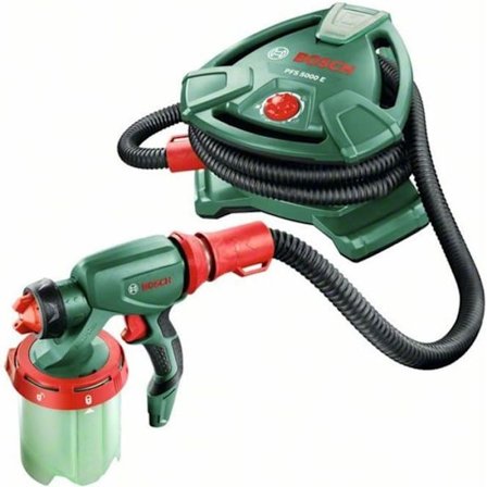 BOSCH Färgsprejpistol PFS 5000 E - 1200 W - Flödeshastighet: 500 ml / min + mixer