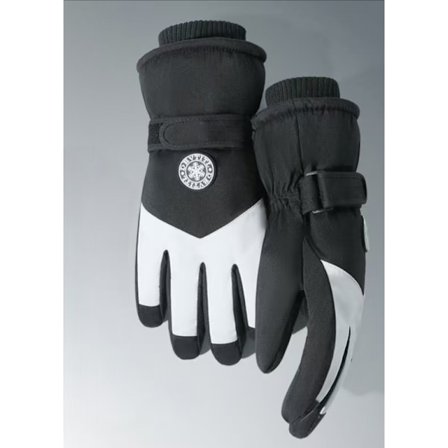 Skidhandskar för vintercykling, vindtäta, vattentäta, elcykel, pekskärm, varma handskar med sammetsisolering för att förhindra kyla