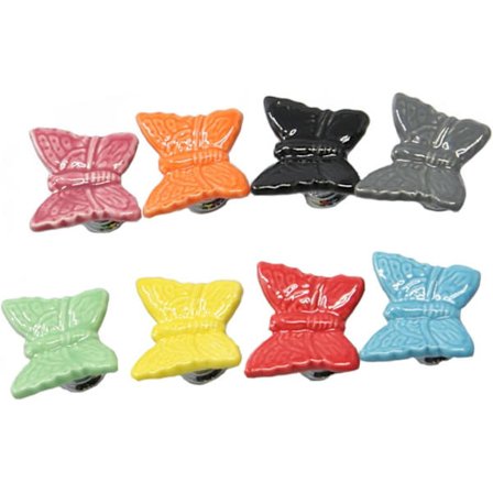 8 st Butterfly Lådhålltag Skåp Kommod Handtag Handtag För Kommodlådor Knoppar