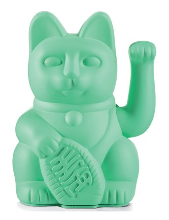 Maneki-Neko - Lucky Cat Green Donkey