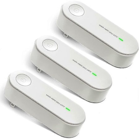 3-pack Plug-In Luftrenare Portabel Negativ Jon Generator Filterlös Luftjonisator Hemluftfilter Tar Bort Lukt & Luftfräschare