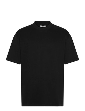 Weekday Great Heavyweight T-Shirt - Black - XS