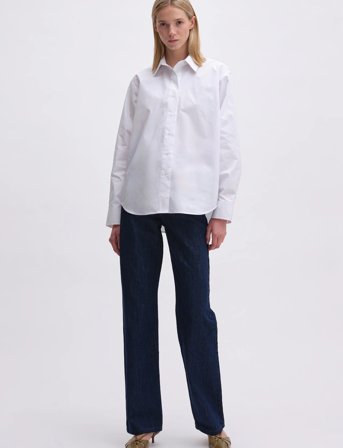 REMAIN Birger Christensen Boxy Shirt - White - 40