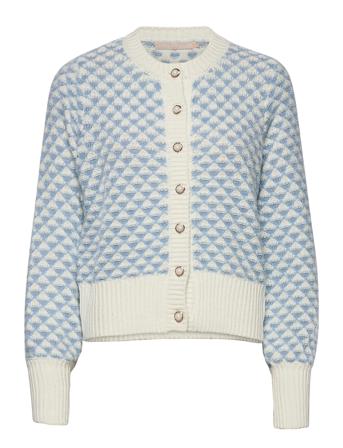 Cattiekb Cardigan Strikkegenser Cardigan Blå Karen By Simonsen