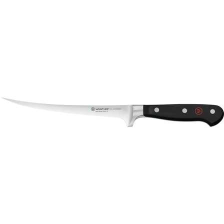Wüsthof Classic filétkniv 18 cm. - Sort og stål | KitchenOne