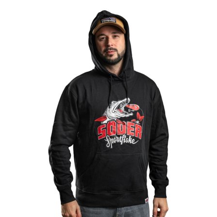 Söder Sportfiske Hoodie Last Cast Black - M