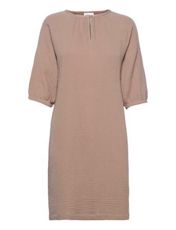 Luisz Dress Knelang Kjole Beige Saint Tropez