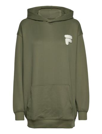 Catanzaro Elongated Hoody Hoodie Trøje Grøn FILA