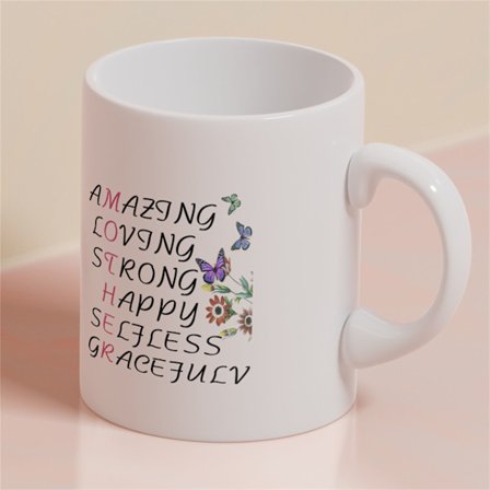 Minimalistisk Keramisk Krus med Bred Munn, Spilltema 8,1x8,1x9,5cm CCP324