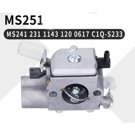 IC-kaasutin Stihl ms251 MS241 231 1143 120 0617 ZAMA C1Q-S233