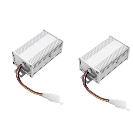 2x Elektronisk Transformator Dc 36v 48v 60v 72v Til 12v 10a El-Sykkel Konverter Adapter Ned Tra
