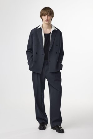 NN07 Justin 10002 Pant male Blue Certified Wool