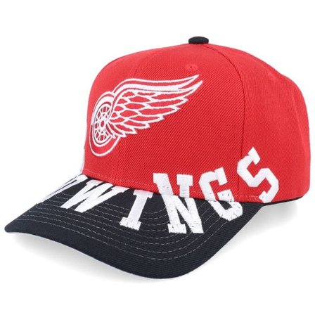 Mitchell & Ness - NHL Röd adjustable Keps - Detroit Red Wings Underarch Pro Red/Black Adjustable @ Hatstore