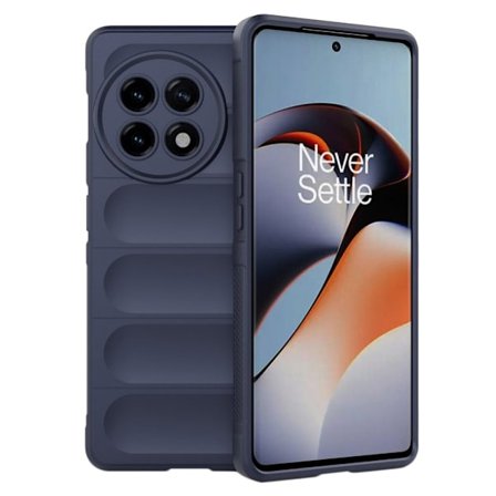 Pehmeä kahva muotoiltu kuori OnePlus 11R / OnePlus Ace 2 - Tummansininen