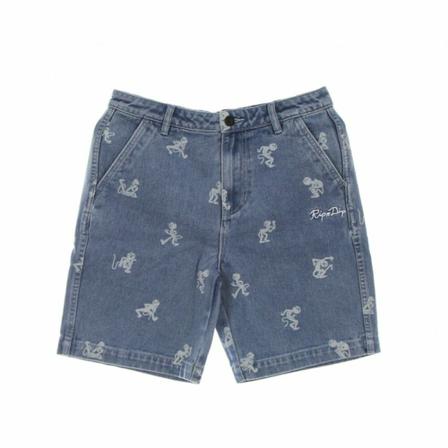 Ripndip dance party denim shorts Blå, Herre