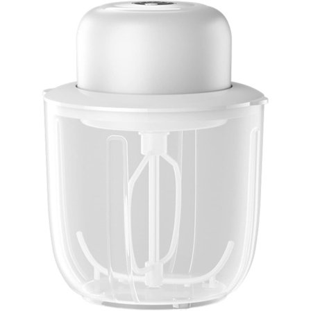 USB Uppladdningsbar Elektrisk Äggvisp Kaffeblandare Hushålls Mjölkblandare Skumningsmaskin Handhållen Trådlös Blandare Vit