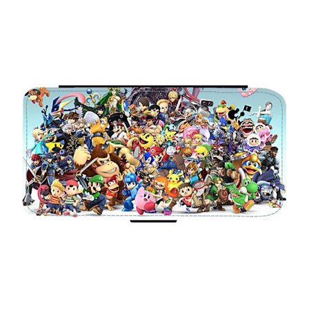 Super Smash Bros iPhone 15 Flip Mobilfodral