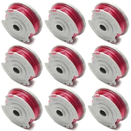 9 stk 5306-20 Nylontrådspole for GARDENA Gressklipper Erstatningstrådspoler