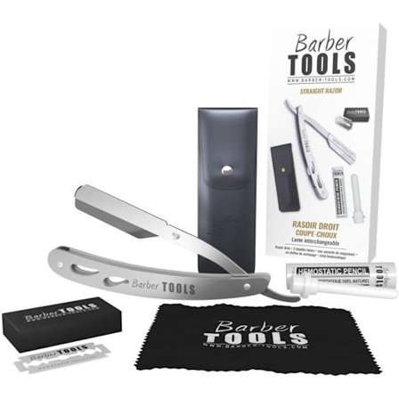 Rak rakhyvel/Barberrakhyvel utbytbart blad + 5 dubbla blad (10 enkelblad)