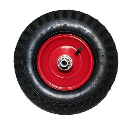 Hörby Bruk 74016 Hjul inkl. axel, 3.50-6 K, 13", Trädgårdsredskap
