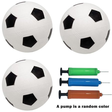 3 stk Eksplosjonssikre Myke Gaver Med Luftpumpe Fotball Pvc Småbarn Babyer