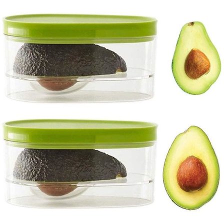 2-pack avokadoförvaring, Avocado Keeper, Avocado Saver Hållare