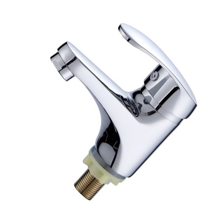 Vattenkran, enkelgrepp med inbyggd 40 mm-patron