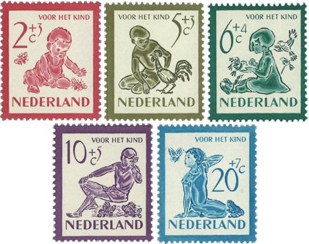 Holland 1950 - NVPH 563-567 - Postfrisk