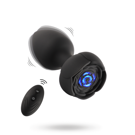 Vuxen: VIBRATING BUTTPLUG WITH REMOTE