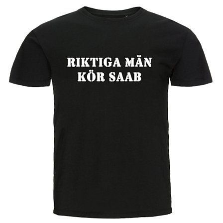 T-shirt - Riktiga män kör SAAB