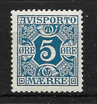 Danmark - AFA Avisporto 12 - Ubrugt
