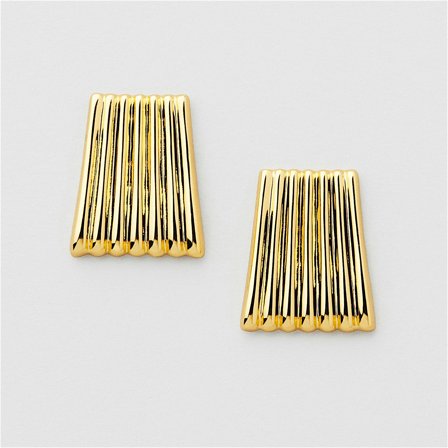 Krystle Studs - 18K GULLBELAGT MESSING