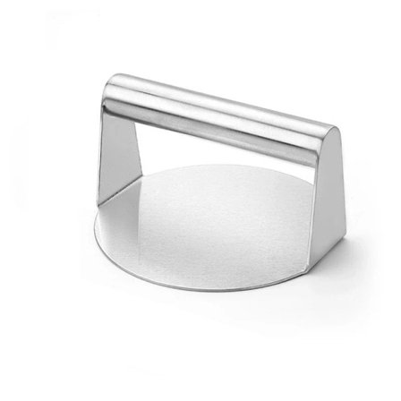 Rustfrit stål Smash Burger Press Hamburger Bader Kød Masher Cirkulær Kød Press Muld til Deli Kød Køkken Tilbehør