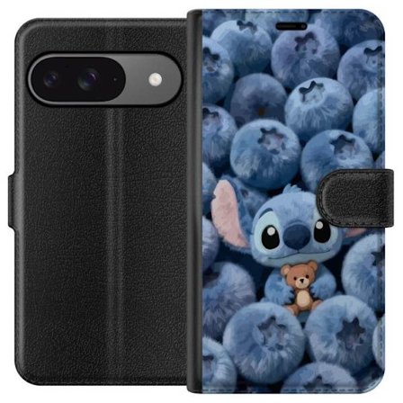 Yhteensopiva Lompakkokotelo Google Pixel 9 Pro Lady Gaga minimalistinen juliste kitaralla ja monokromisella suunnittelulla