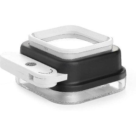 Förstoringsglas med 10x 15x 20x förstoring, multifunktionell handhållen förstoringsglas med justerbar förstoring