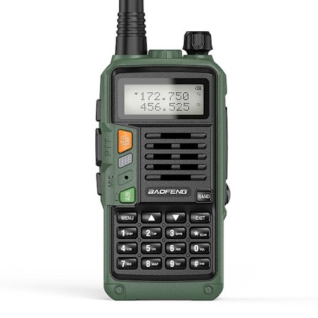 Baofeng Uv-s9 Plus Tri-band Radio 10w Kraftig 136-174mhz/220-225mhz/400-520mhz Walkie Talkie Amatør Håndholdt Tovejs Radio - Walkie Talkie
