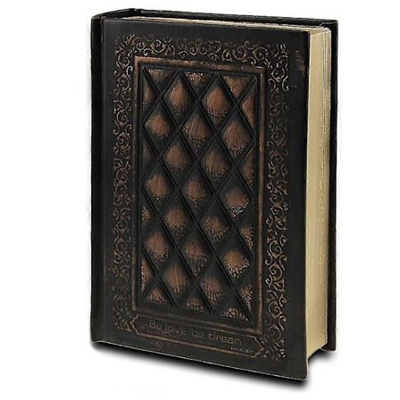 Anteckningsbok med präglat läderomslag i vintagestil, Livsberättelsebok, Tom inbunden klippbok, Reseanteckningsbok, Extra tjock skrivjournal, 