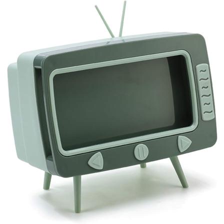 Serviettboksdeksel, Retro TV-telefonholderstativ for alle smarttelefoner, Multifunksjonell serviettboksholder, Serviettboks for rom, bad, kjøkken, 