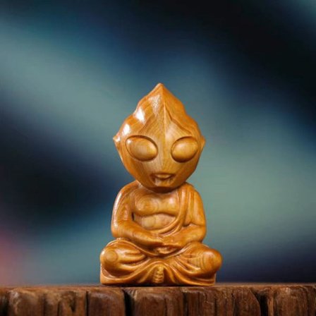 8 cm søt tre Anime Meditation Ultraman Action Figur