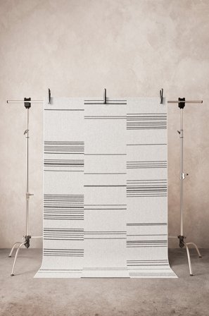 Jotex - Utendørs Teppe Polypropylen Naturhvit/svart VIDAR - Kjøp Utendørstepper hos Jotex