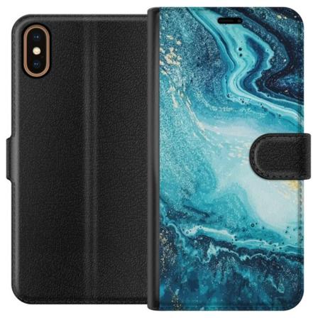 Apple iPhone XS Lommeboketui Marmor
