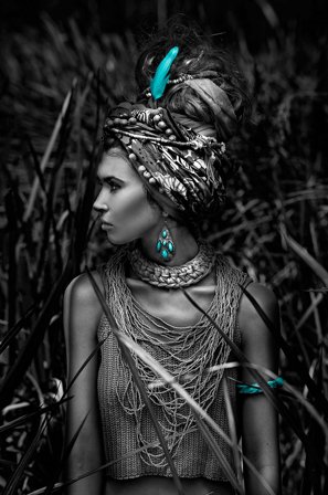 Malerifabrikken - Juliste In the bush blue - Musta - Julisteet - - Homeroom