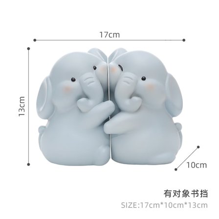 La oss klemme anda! Bedårende dekorative bokstøtter, egnet for bokhyller, skrivebord, kontorer og soverom.