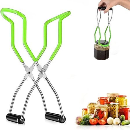 Anti-skåldings krukketang med sklisikre håndtak, krukketang, glass, ZQKLA