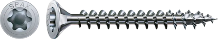 SPAX 1191010600603 Träskruv 6 mm TFT, FZB, ETA-12/0114, 100-pack Helgängad, Infästning