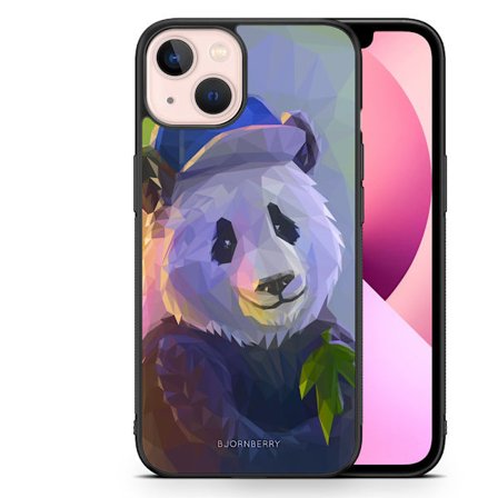 Bjornberry Skal iPhone 13 - Färgglad Panda