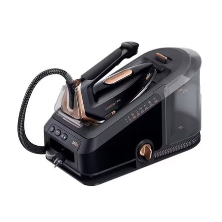 Braun CareStyle 7 Pro IS7286BK dampstasjon med PowerSteam-teknologi og ergonomisk strykejern